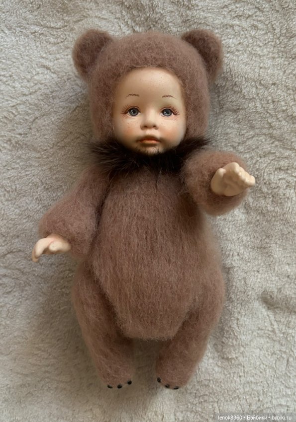 Кукла из шерсти Мишка — Авторские куклы (фото 2)