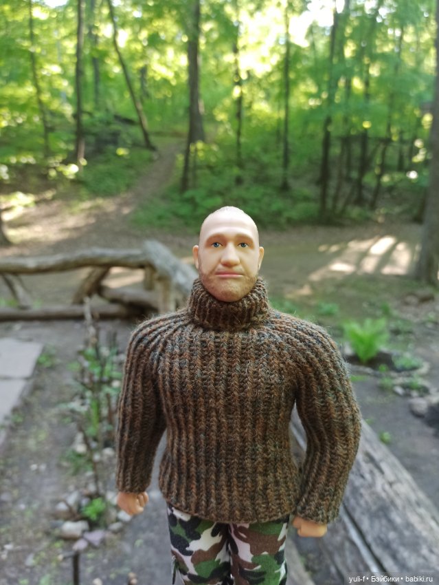 На охоту, на рыбалку. Свитер для Сергея Харитонова (фото 8)