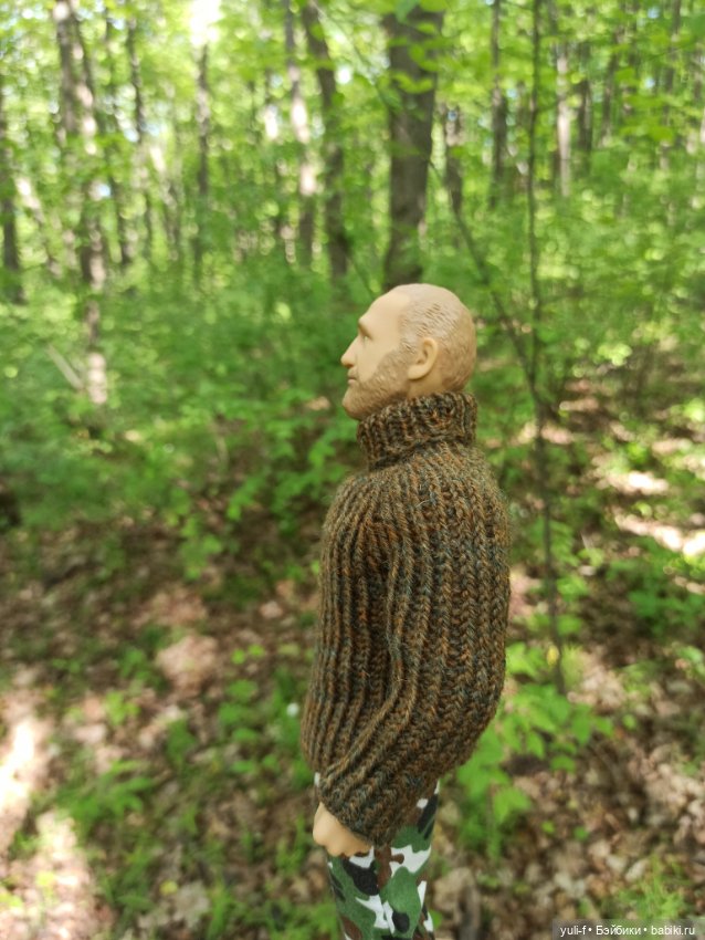 На охоту, на рыбалку. Свитер для Сергея Харитонова (фото 6)