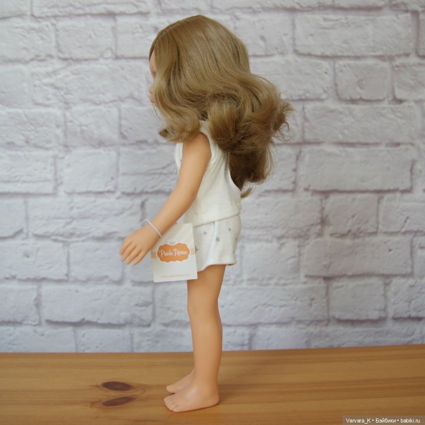 Paola Reina, кукла Карла в пижаме, голубые глаза, 32 см, № 4, арт 13211 (фото 10)