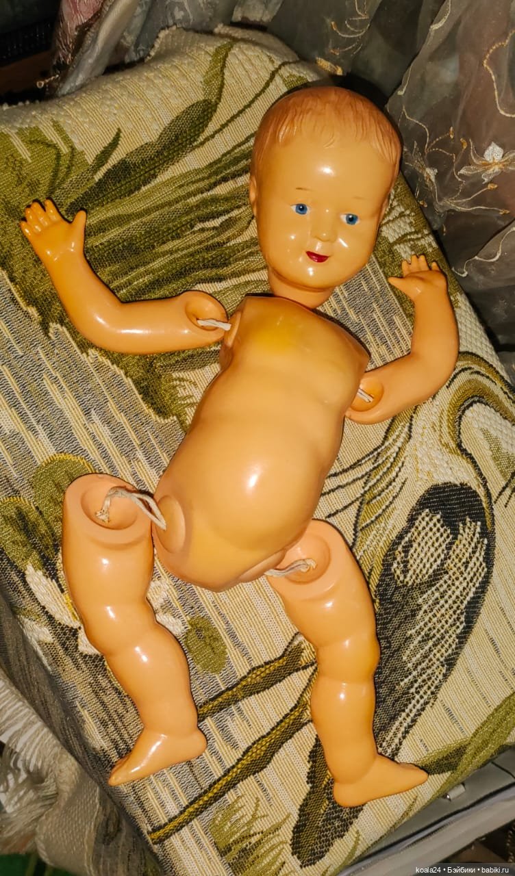 Кукла Пупс СССР Малыш. Целлулоид (фото 3)
