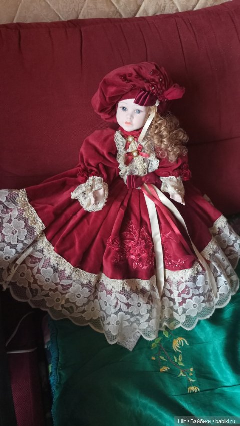 Милая барышня — Фарфоровые куклы (фото 8)