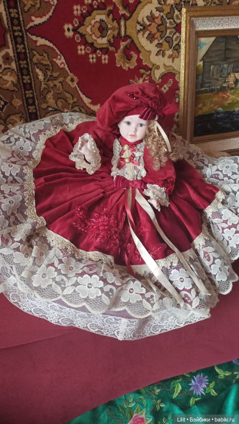 Милая барышня — Фарфоровые куклы (фото 2)