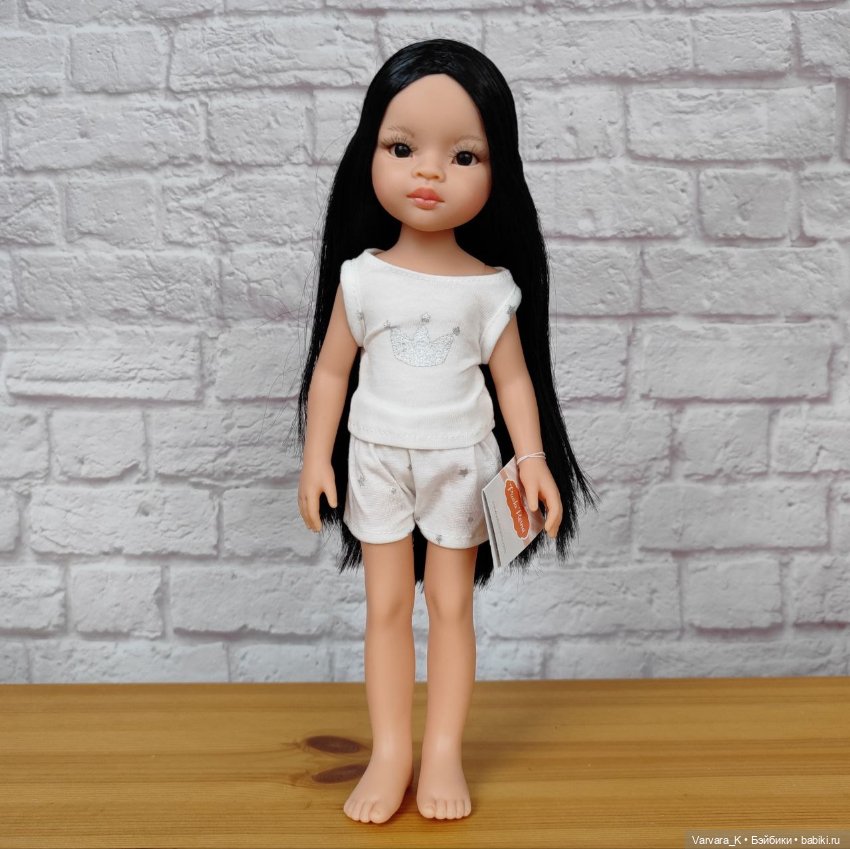 Paola Reina, кукла Паола ( Лиу ) в пижаме, 32 см, № 2, арт 13227