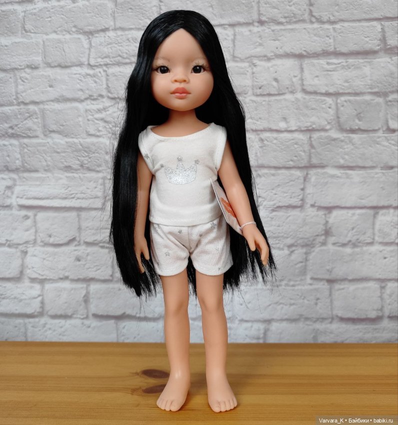 Paola Reina, кукла Паола ( Лиу ) в пижаме, 32 см, № 3, арт 13227