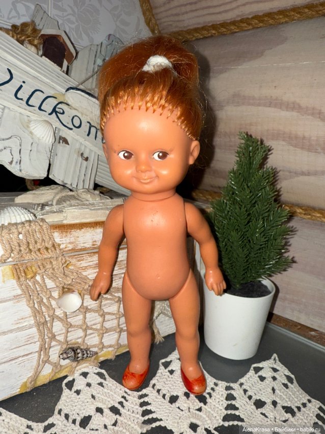 Кукла ГДР хитруля — Винтажные куклы и игрушки детства