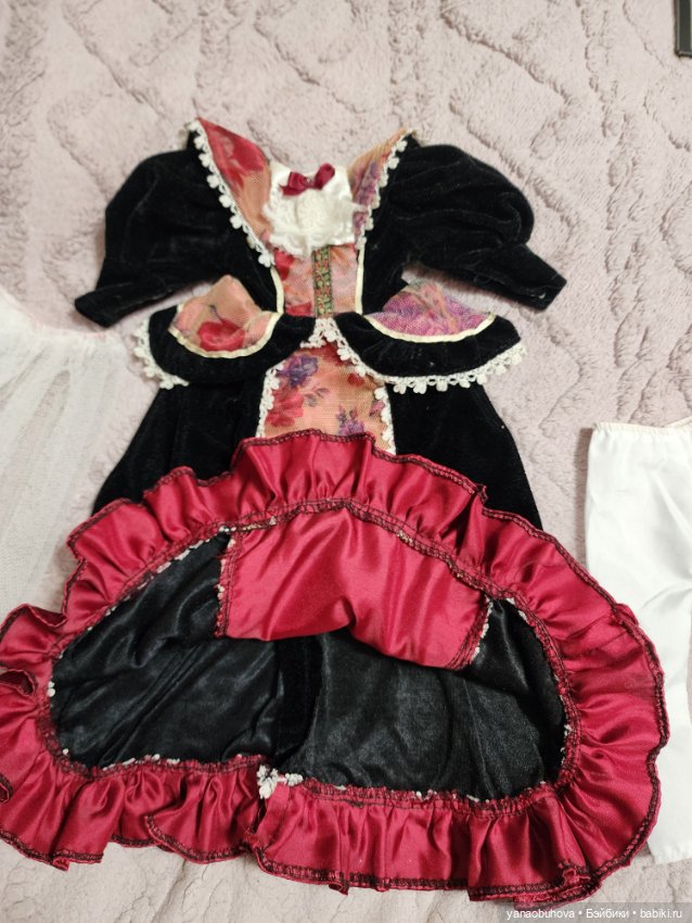 Винтажное платье с подюбником и панталонами (фото 4)