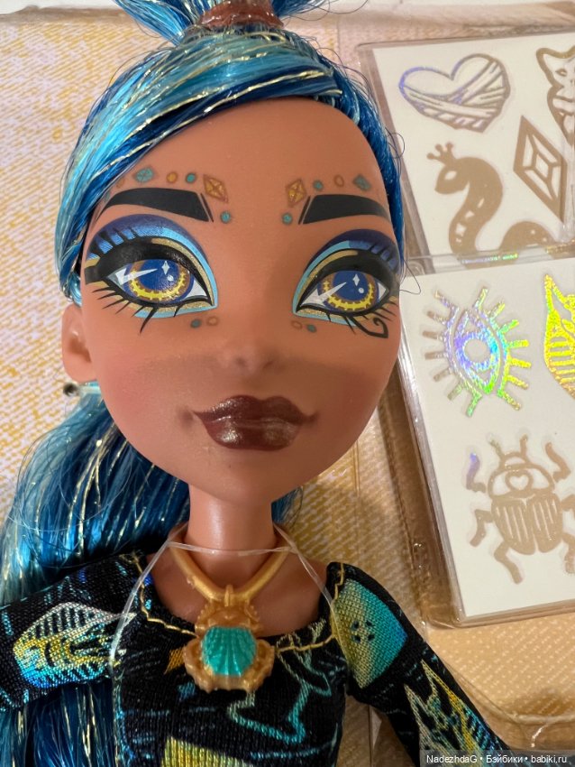Monster High Doll & Accessories, Cleo De Nile Golden (фото 6)