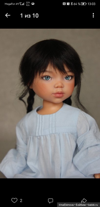 Юми от Елены Торсеевой 🌸 — ООАК (кастом куклы) (фото 2)