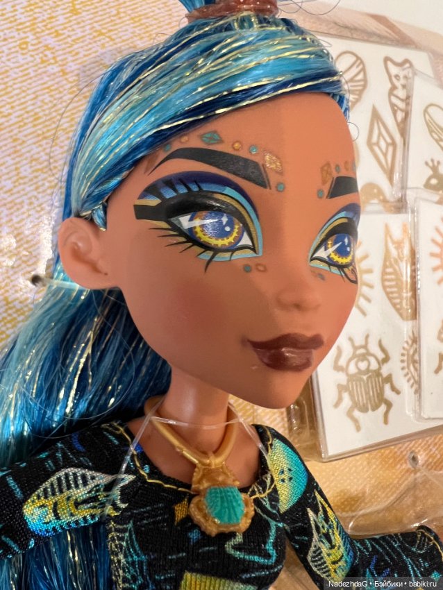 Monster High Doll & Accessories, Cleo De Nile Golden (фото 7)
