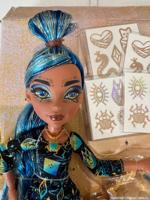 Monster High Doll & Accessories, Cleo De Nile Golden (фото 4)