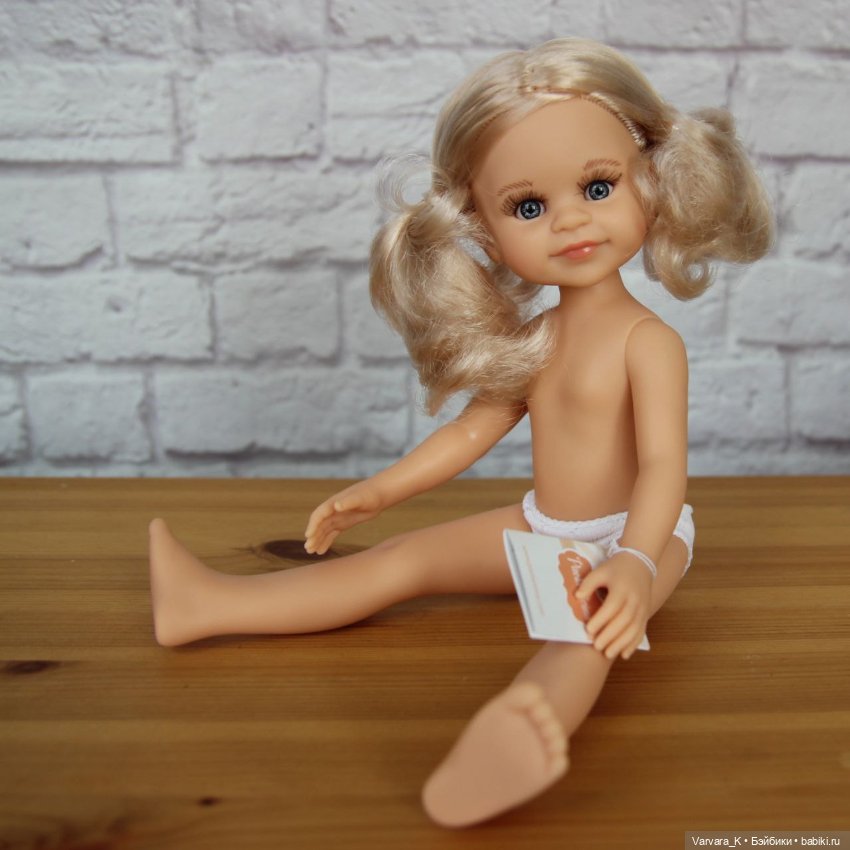 Paola Reina кукла Клео с хвостиками, 32 см, №1, арт 14859 (фото 6)