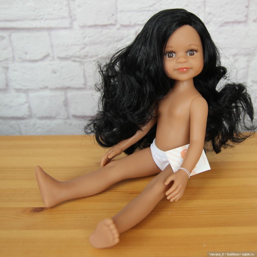 Paola Reina, Кукла Клео мулатка, 32 см, № 1, арт 14837 (фото 8)