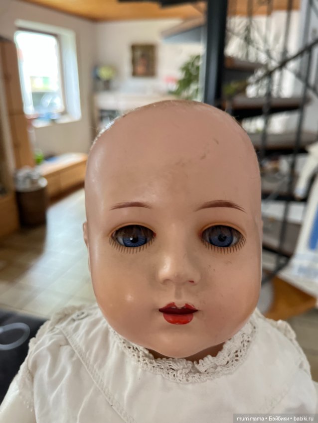 Антикварная кукла из целлулоида Schildkröte 1926 рост 66 см (фото 2)