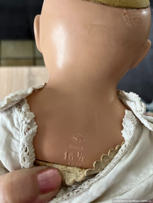 Антикварная кукла из целлулоида Schildkröte 1926 рост 66 см