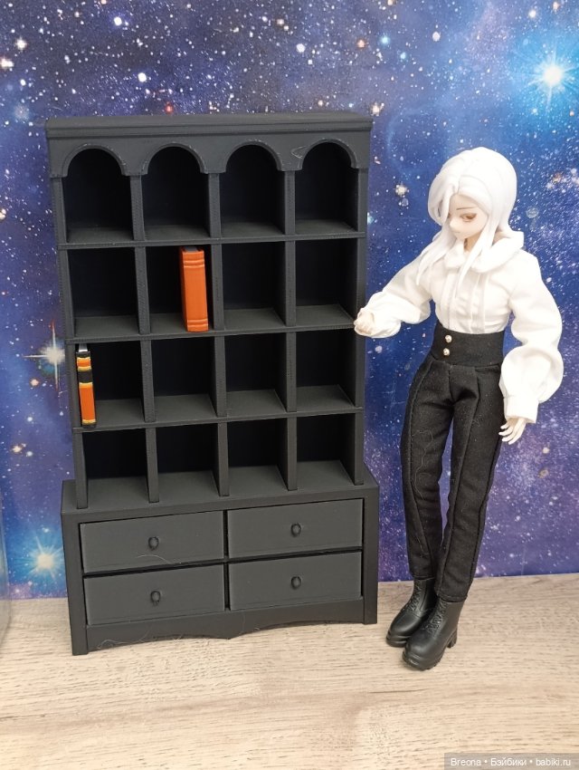 Шкаф 1:8 — Кукольная мебель (фото 4)