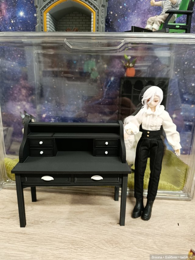 Письменный стол 1:8 — Кукольная мебель (фото 3)