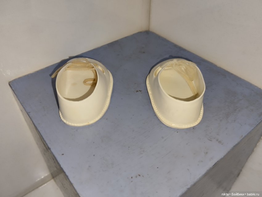 Туфли для куклы ГДР с носочками (фото 4)