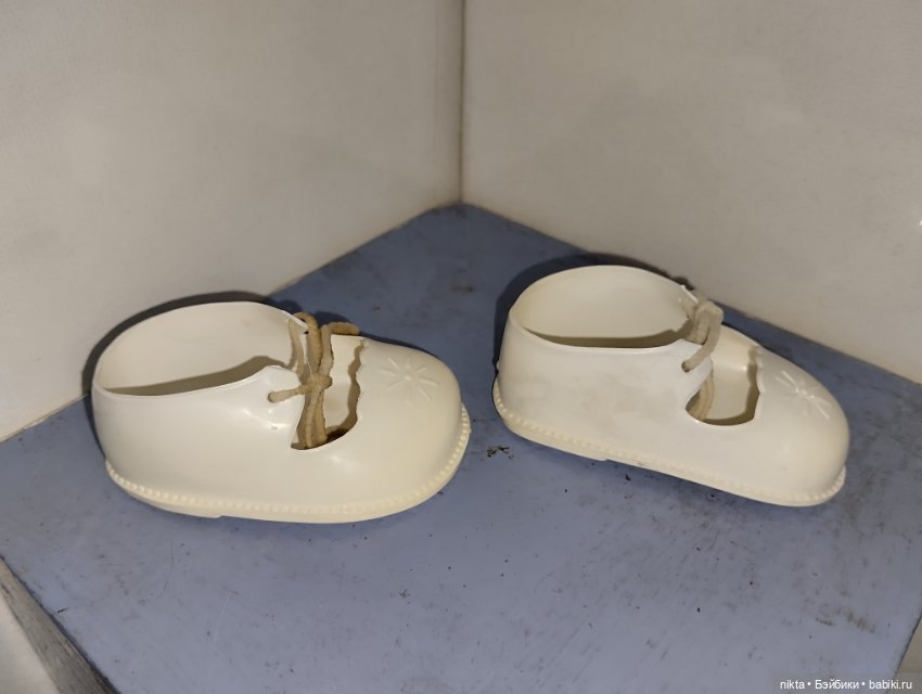 Туфли для куклы ГДР с носочками (фото 3)