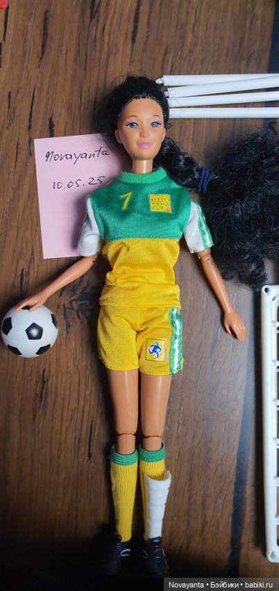 Продам винтажную Barbie футболистку 1999 Молд Кира (фото 6)