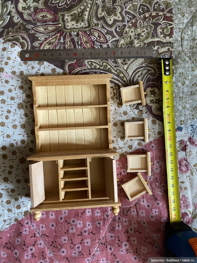 Буфет 1/12 — Кукольная мебель (фото 2)