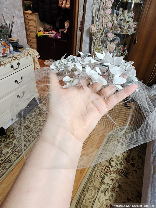 Винтажная шляпка вуалетка 50 годы в состоянии новой (фото 4)