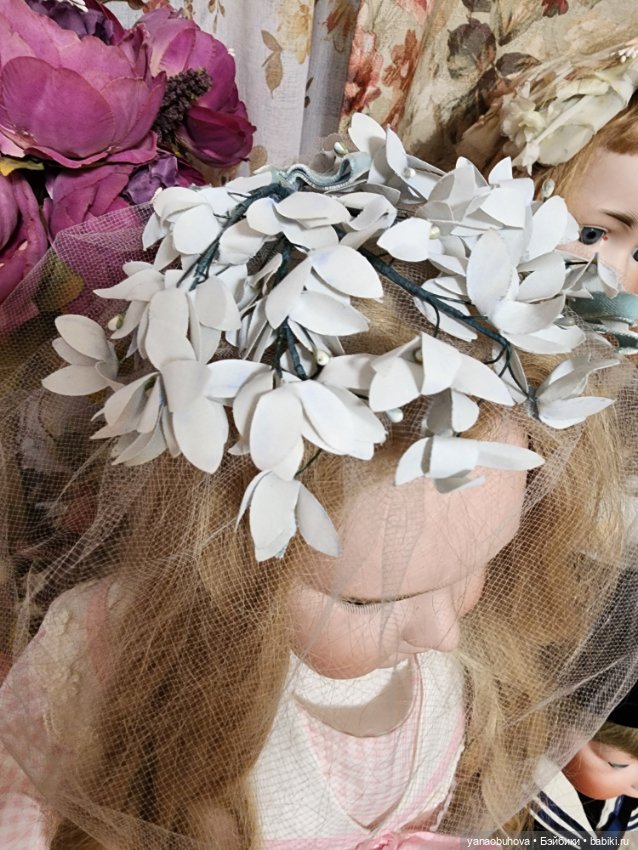 Винтажная шляпка вуалетка 50 годы в состоянии новой (фото 2)