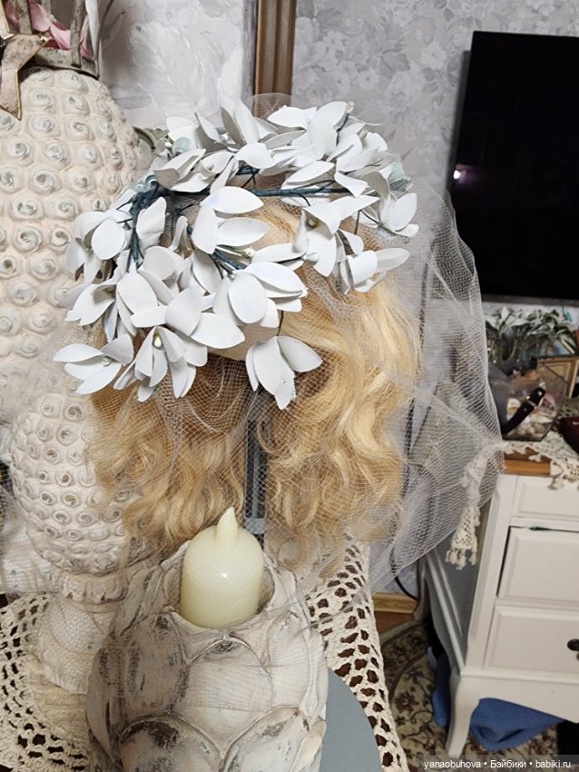 Винтажная шляпка вуалетка 50 годы в состоянии новой (фото 8)