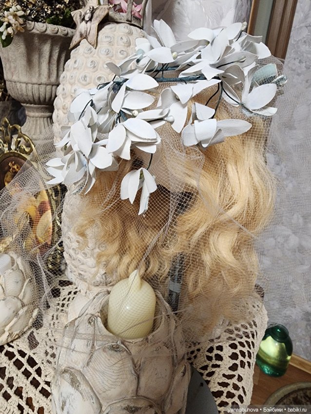 Винтажная шляпка вуалетка 50 годы в состоянии новой (фото 9)