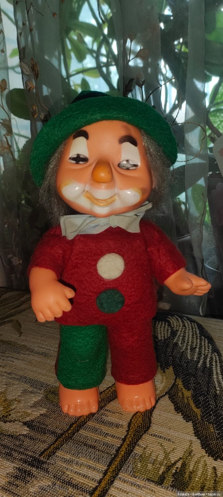 Кукла ГДР Клоун — Винтажные куклы и игрушки детства