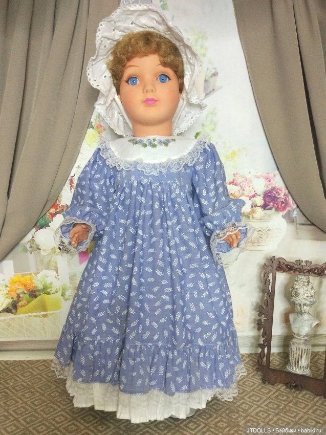 Платье для антикварной, винтажной куклы (фото 6)
