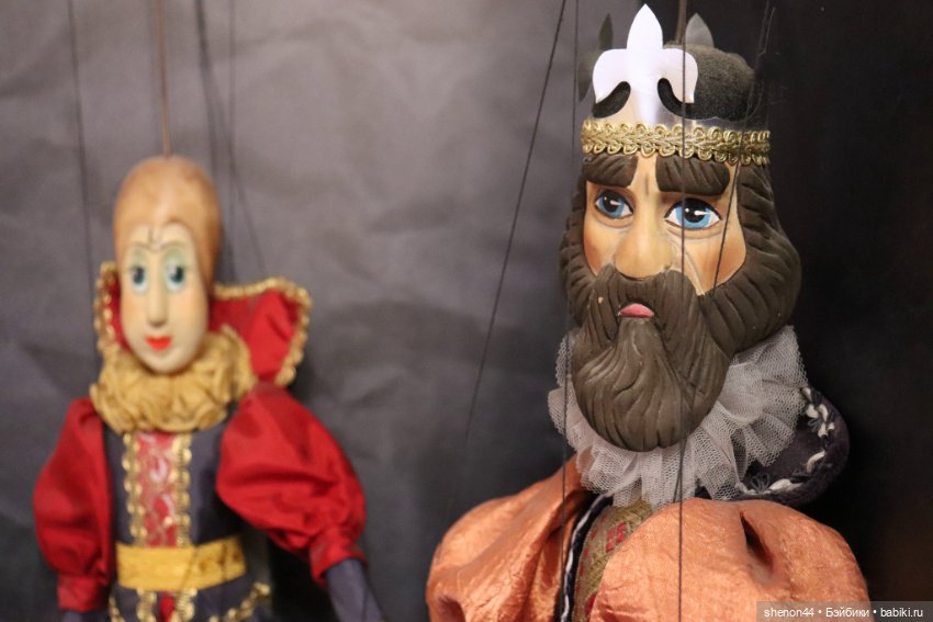 Чешские классические марионетки. Король и Королева (фото 3)