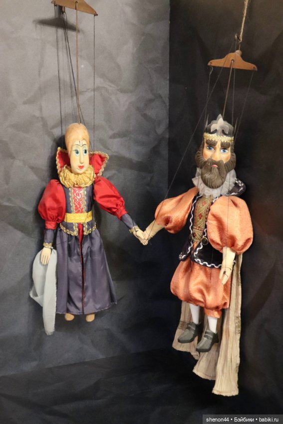 Чешские классические марионетки. Король и Королева (фото 4)