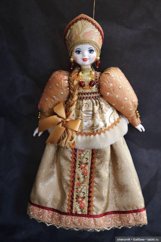 Русская красавица — Фарфоровые куклы (фото 3)