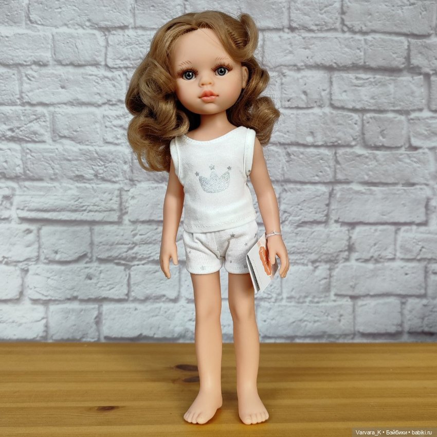 Paola Reina Кукла Карла в пижаме, 32 см, 2025, № 4
