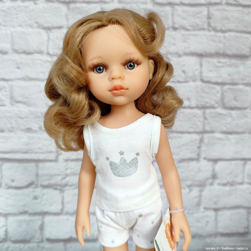 Paola Reina Кукла Карла в пижаме, 32 см, 2025, № 4