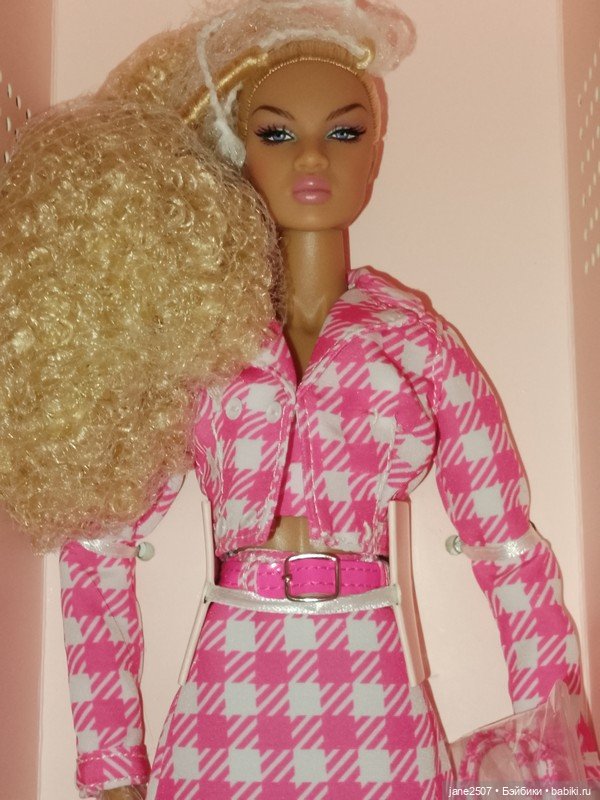 Fashion royalty Integrity toys Nu Face Nadja Print It Pink NRFB (фото 3)