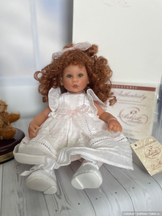 Малышка от Lee Middleton Happy Birthday Teddy mini doll (фото 2)