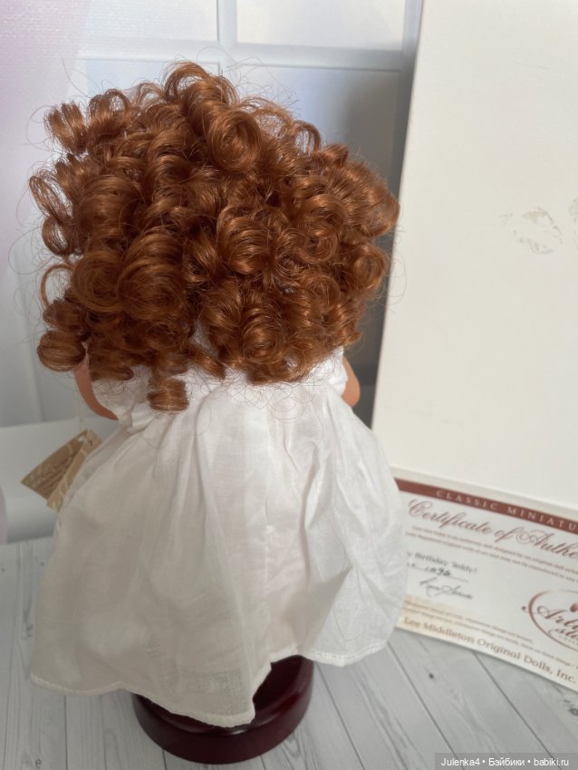 Малышка от Lee Middleton Happy Birthday Teddy mini doll (фото 5)