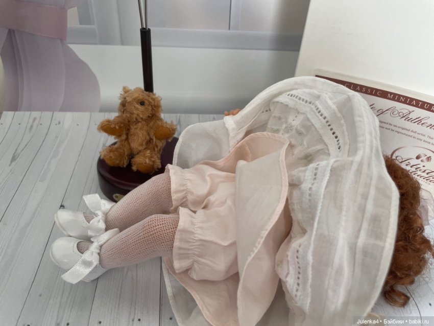 Малышка от Lee Middleton Happy Birthday Teddy mini doll (фото 6)