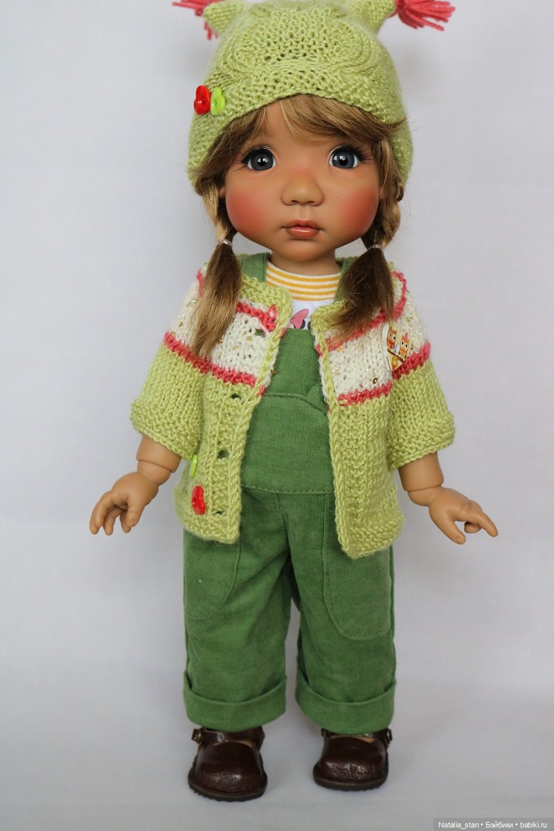 Mae Moppet Meadow dolls шоколадная (фото 4)