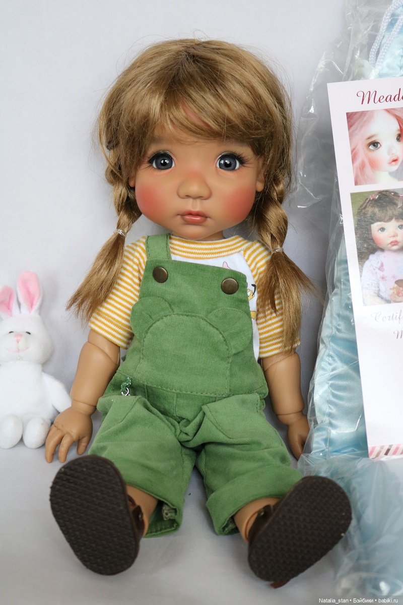 Mae Moppet Meadow dolls шоколадная