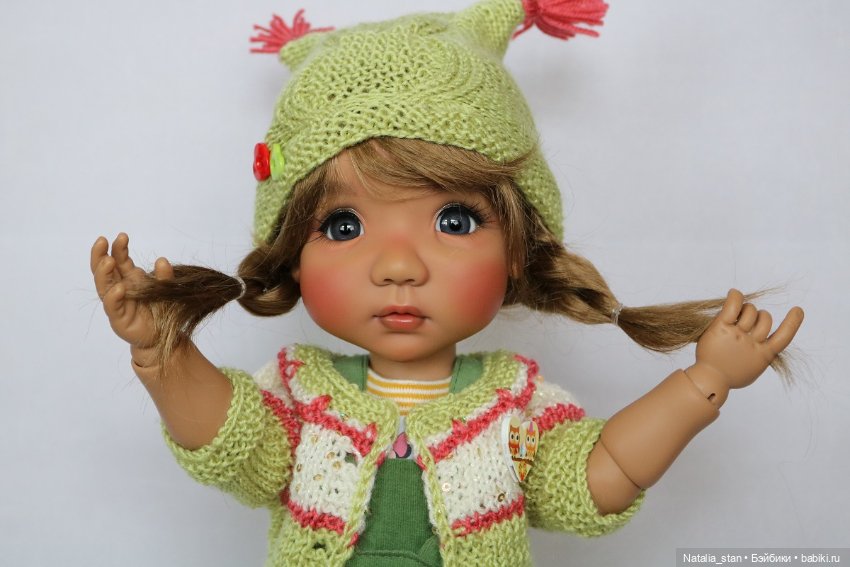 Mae Moppet Meadow dolls шоколадная (фото 7)