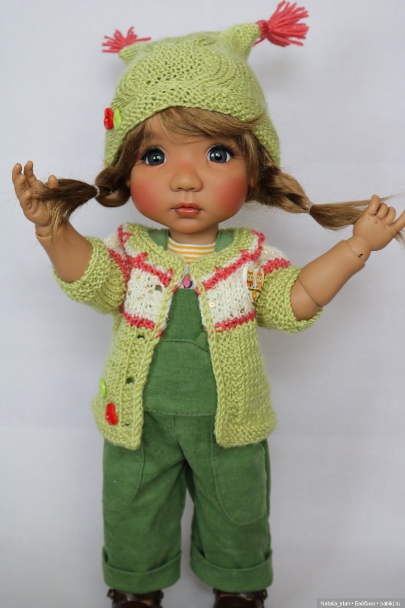 Mae Moppet Meadow dolls шоколадная (фото 8)