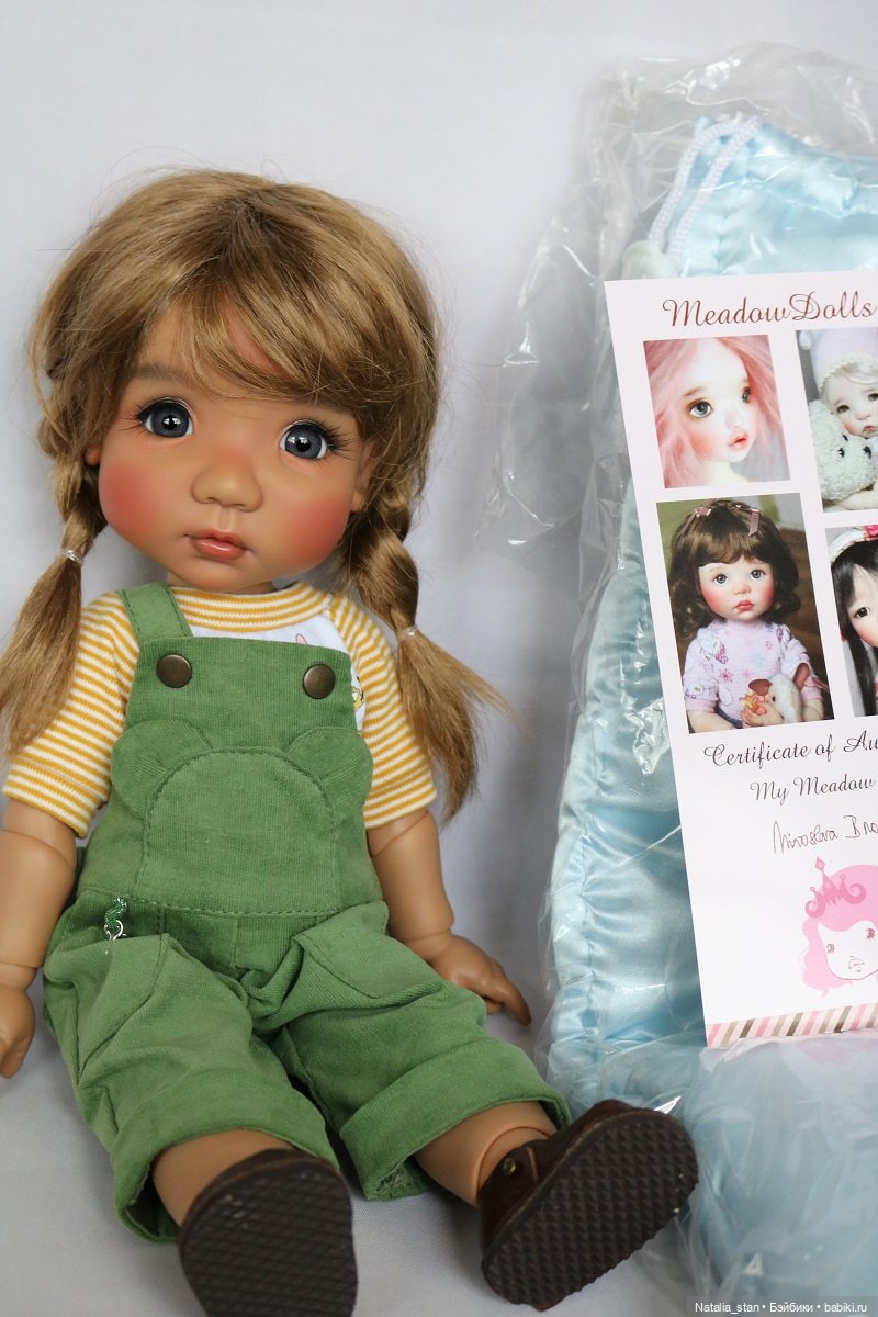 Mae Moppet Meadow dolls шоколадная (фото 2)