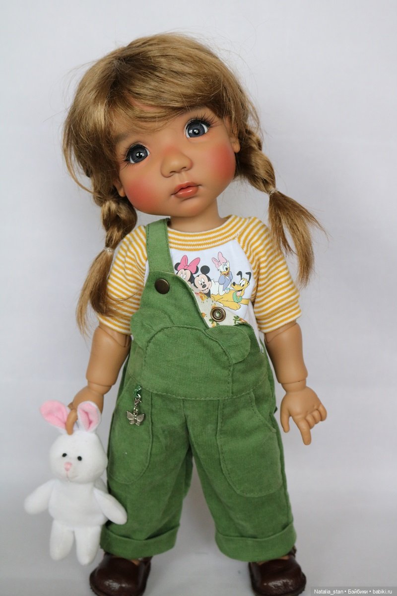 Mae Moppet Meadow dolls шоколадная (фото 10)