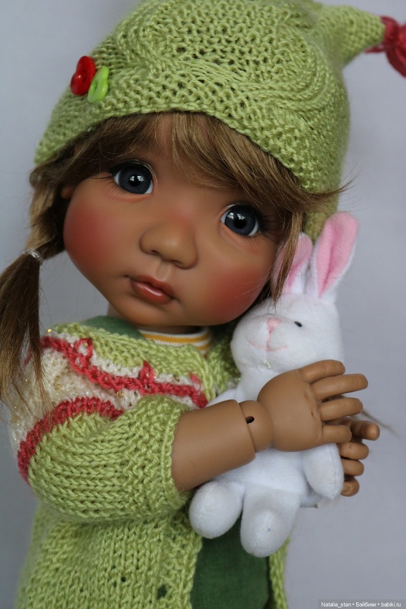 Mae Moppet Meadow dolls шоколадная (фото 9)