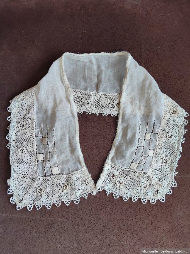 Антикварный воротничок 2 — Другое для антикварных кукол (фото 4)