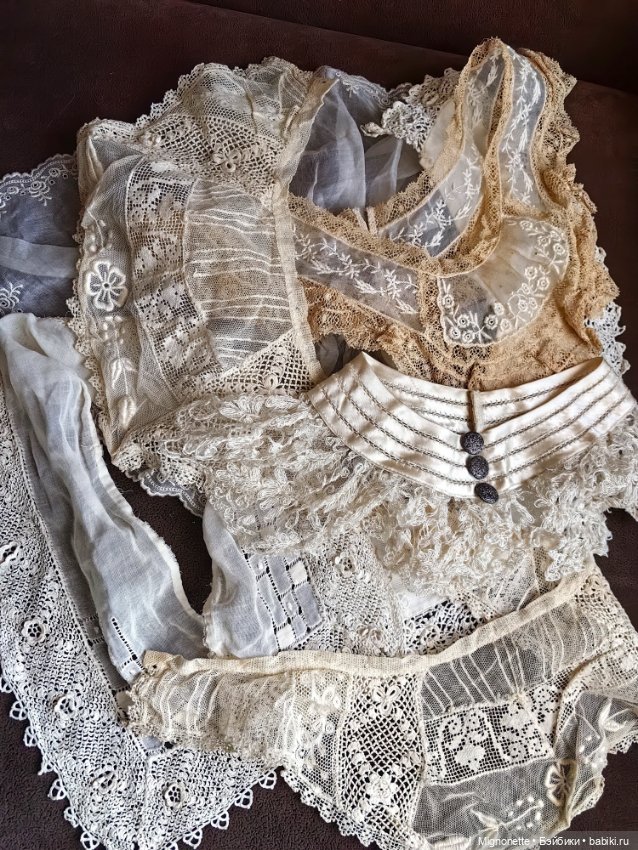 Антикварный воротничок 2 — Другое для антикварных кукол (фото 7)