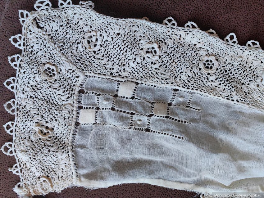 Антикварный воротничок 2 — Другое для антикварных кукол (фото 2)